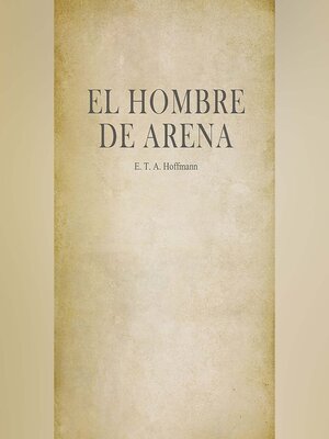 cover image of El hombre de arena